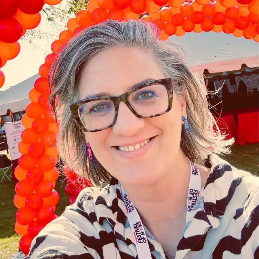 Balkan, Gabrielle Author Photo 2024 Balloons – Gabrielle